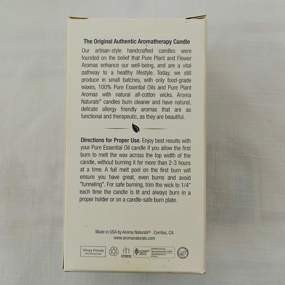 Aroma Naturals ~ Warm Spice / Aromatherapy Candle / New - Picture 9 of 11